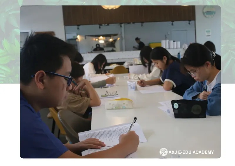 الطلاب الجدد في A&J e-Edu Academy، باقيو