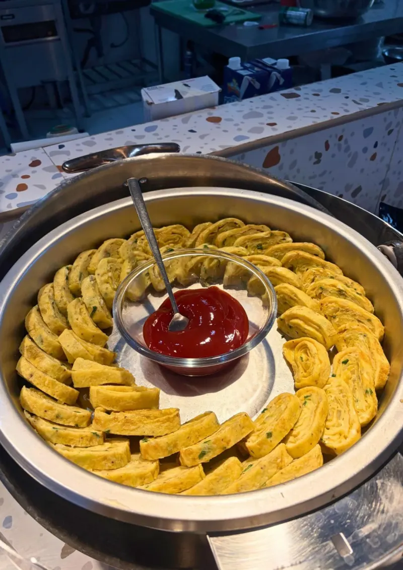 Breakfast at A&J e-Edu Academy, Baguio