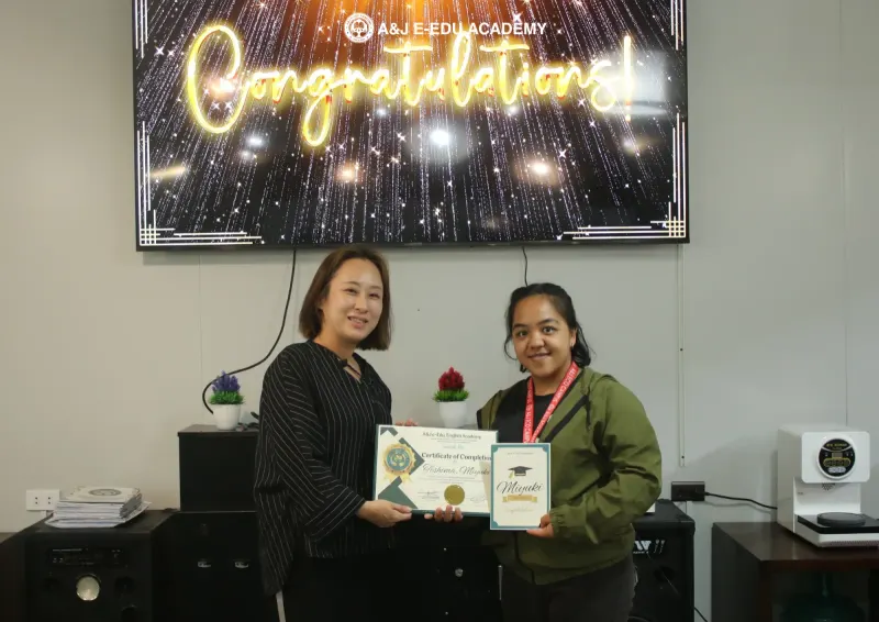 Graduation at A&J e-Edu Academy, Baguio
