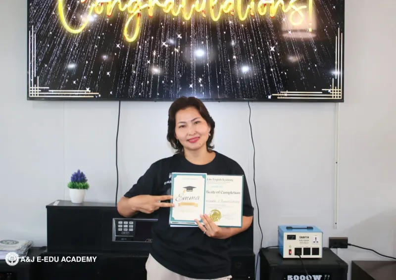 Graduation at A&J e-Edu Academy, Baguio