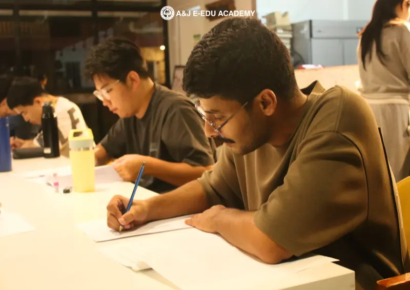 Monthly Test at A&J e-Edu Academy, Baguio