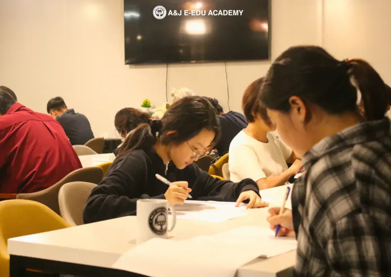 Monthly Test at A&J e-Edu Academy, Baguio