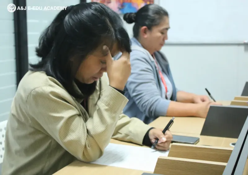 Teachers Test at A&J e-Edu Academy, Baguio
