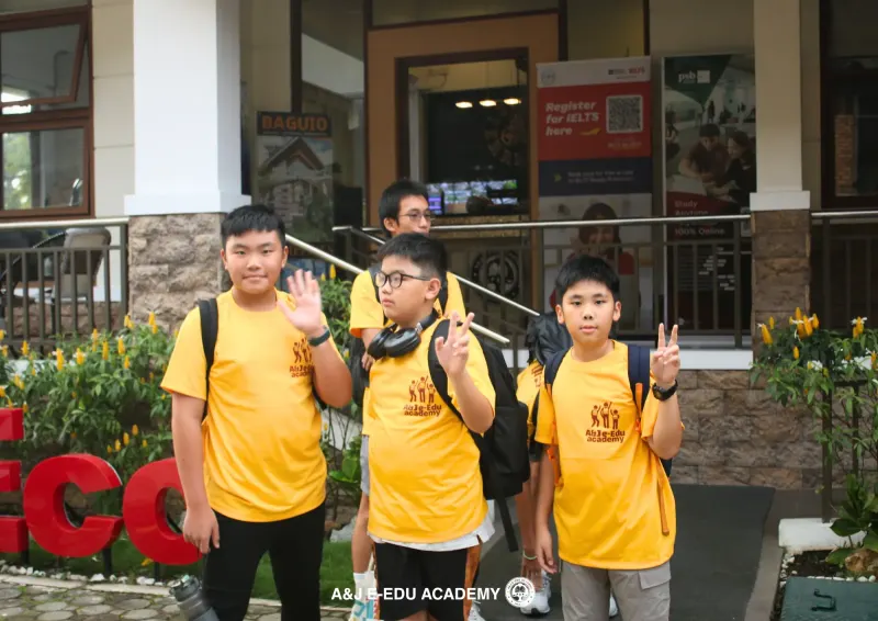 A&J e-Edu Academy（碧瑶）的青少年抵达